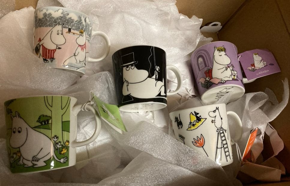 Moomin mokken set - Nieuw, Overige typen, Nieuw, Ophalen of Verzenden, Steen/keramiek