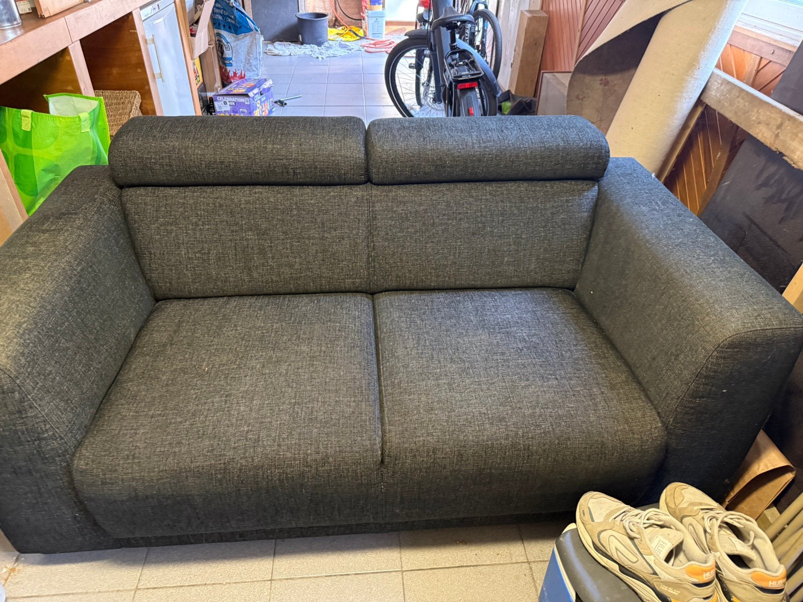 Montel 2 zits bank, Ophalen, 150 tot 200 cm, Tweepersoons, 75 tot 100 cm