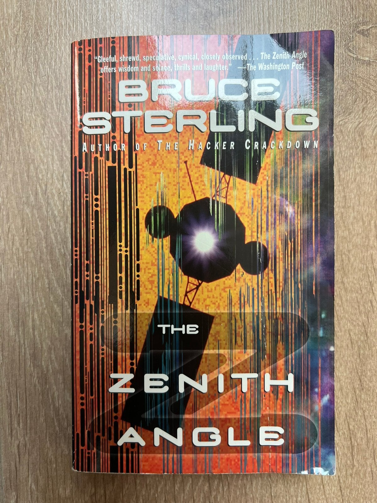 Boek | Bruce Sterling - The Zenith Angle, Boeken, Ophalen of Verzenden, Gelezen