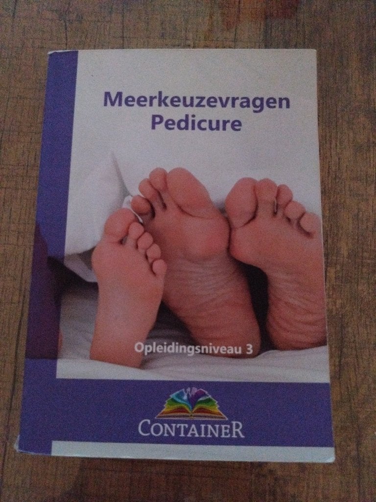 Pedicure meerkeuzevragen boek, Boeken, Gelezen, Uitgeverij Container, Ophalen of Verzenden, Beta