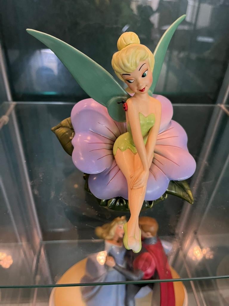 WDCC Tinkerbel Enchanting Encounter  Lim. 1500, Ophalen of Verzenden, Zo goed als nieuw, Beeldje of Figuurtje