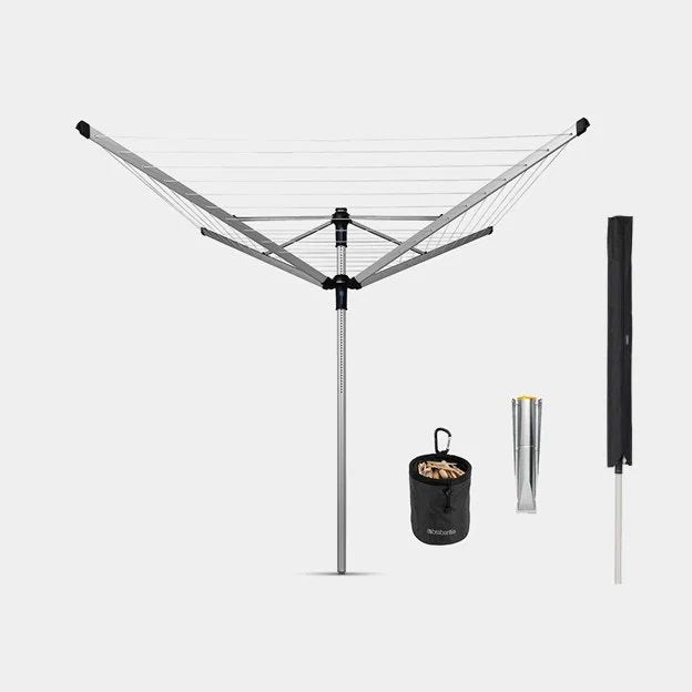 Brabantia Droogmolen Lift-O-Matic 50m,  grondanker, Ophalen, Gebruikt, Droogmolen