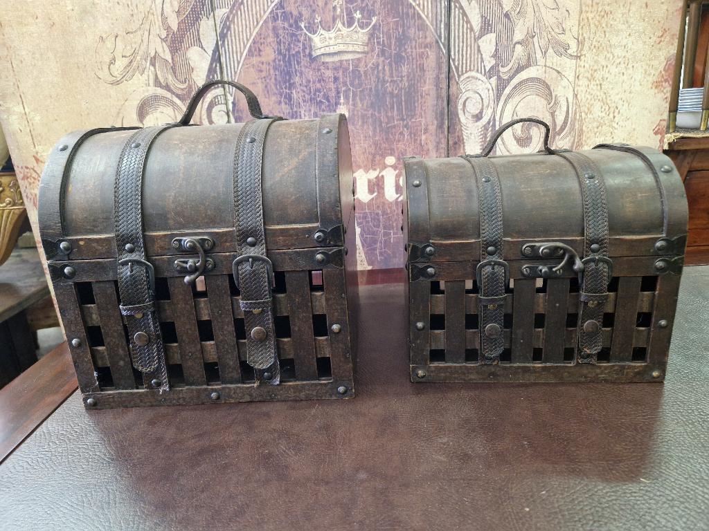 mooie set schatkistjes, Minder dan 50 cm, Gebruikt, 50 tot 100 cm, Ophalen of Verzenden