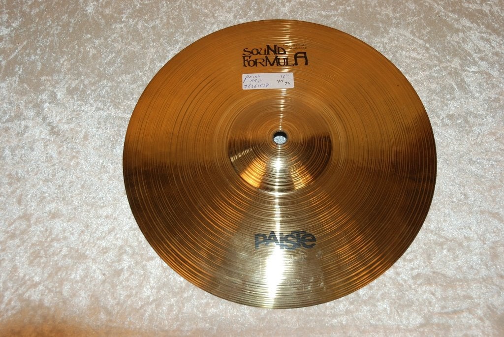 Paiste Sound Formula splash bekken 411gr 12 inch <26261528>, Gebruikt, ., Drums of Percussie, Ophalen of Verzenden