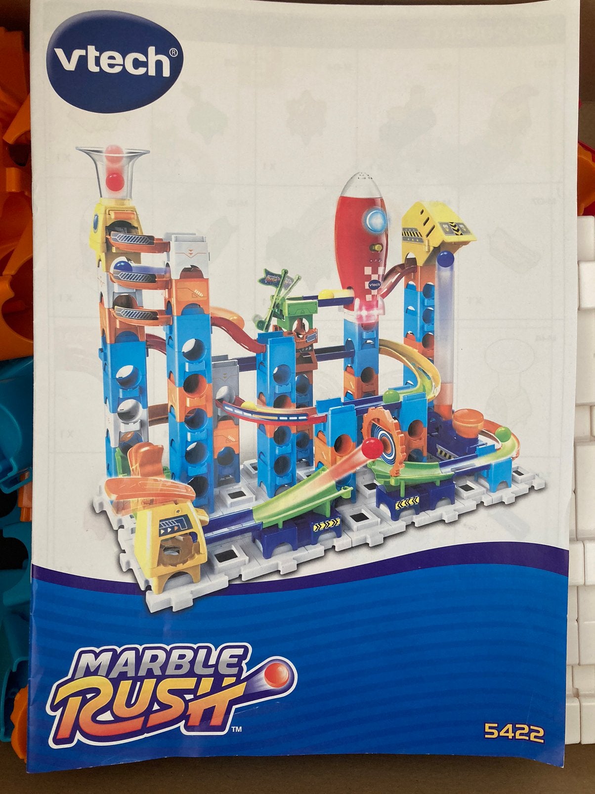 Vtech Marble rush knikkerbaan 5422 met raket, Ophalen of Verzenden, Zo goed als nieuw