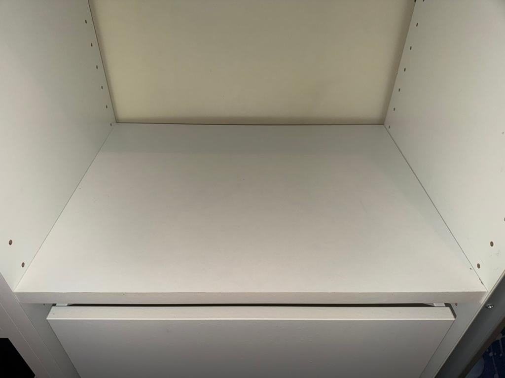 8 Ikea Pax Komplement planken wit 50 x 35 cm, Ophalen, Gebruikt, Minder dan 60 cm