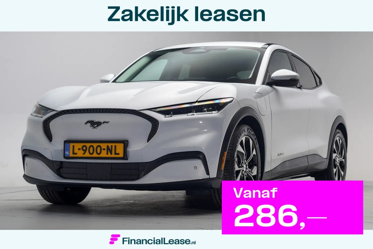 Ford Mustang Mach-E RWD 75 kWh [ Adapt.cruise Camera Leder ], Automaat, Gebruikt, 750 kg, 258 pk