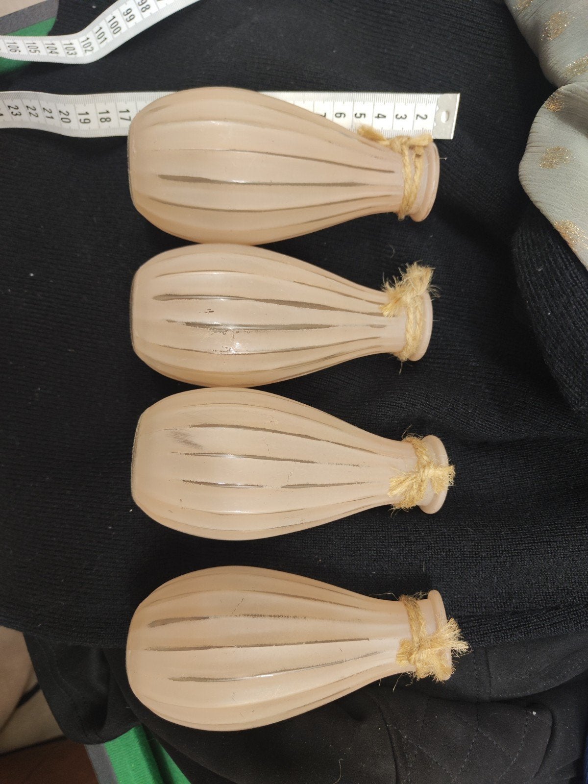 Set van 4 decoratieve vaasjes van Intratuin, Overige kleuren, Ophalen of Verzenden, Minder dan 50 cm, Glas