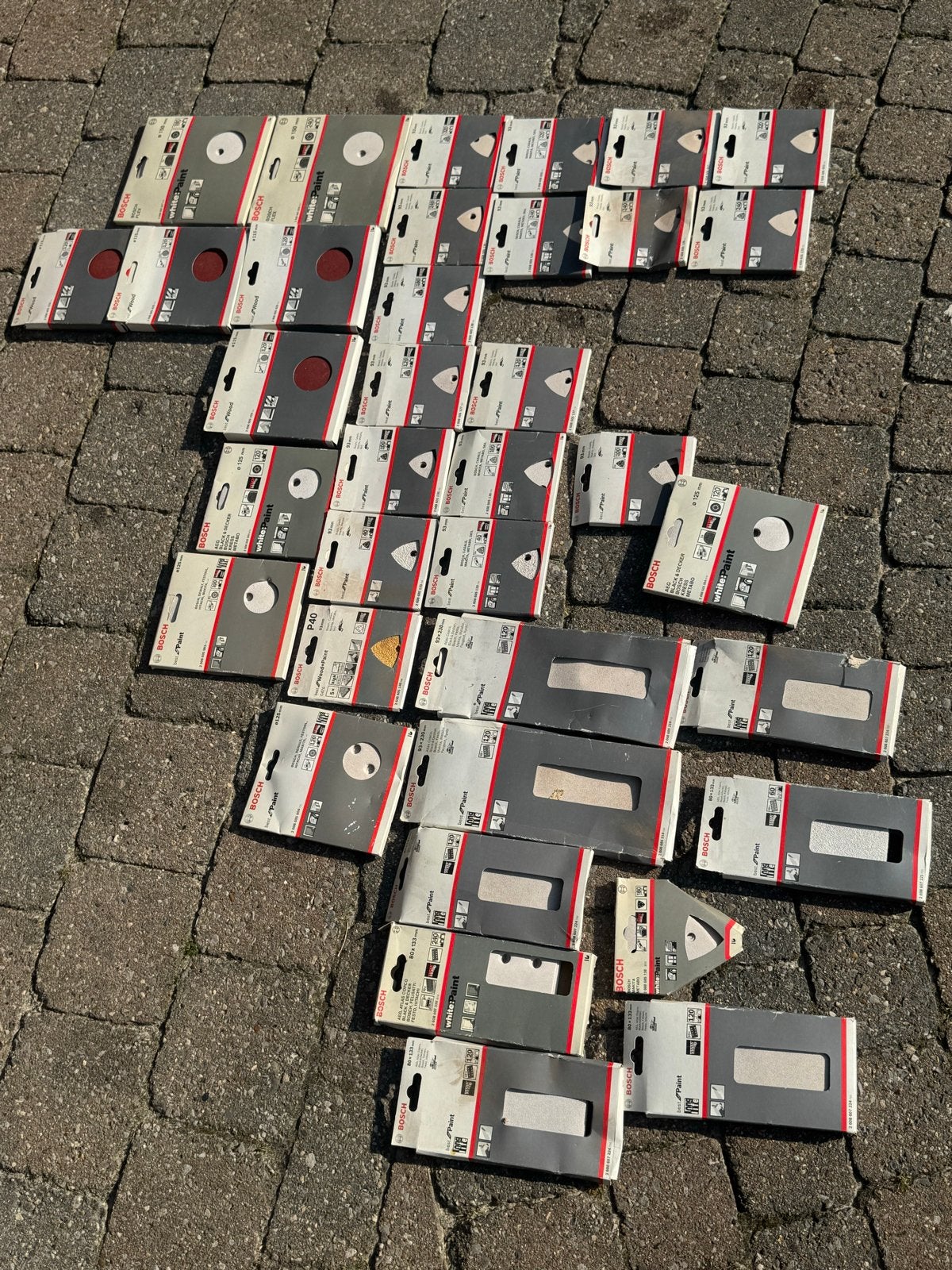 Bosch schuurpapier diverse korrels en maten, Ophalen of Verzenden, Nieuw