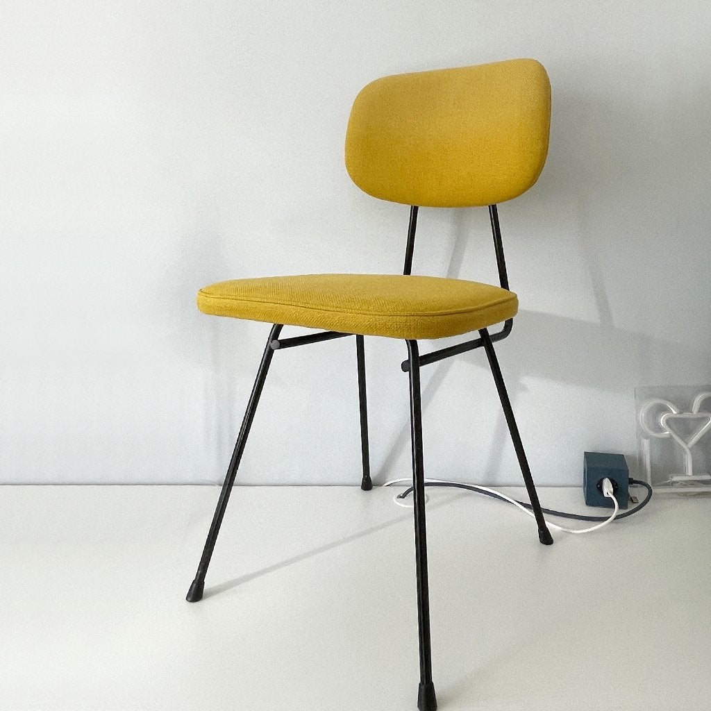 vintage design STOEL Gispen Kembo geel Mid Century Modern, Huis en Inrichting, Stoelen, Gebruikt, Overige kleuren, -, -