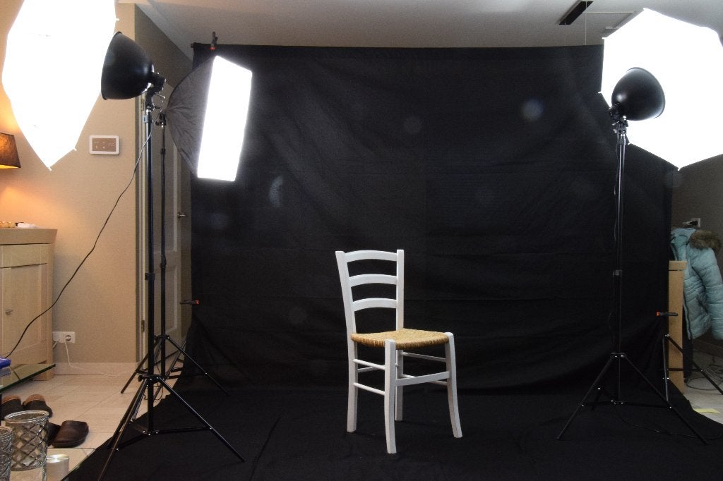 Achtergronddoek fotografie, Lamp of Flitsset, Gebruikt, Ophalen of Verzenden, Overige merken