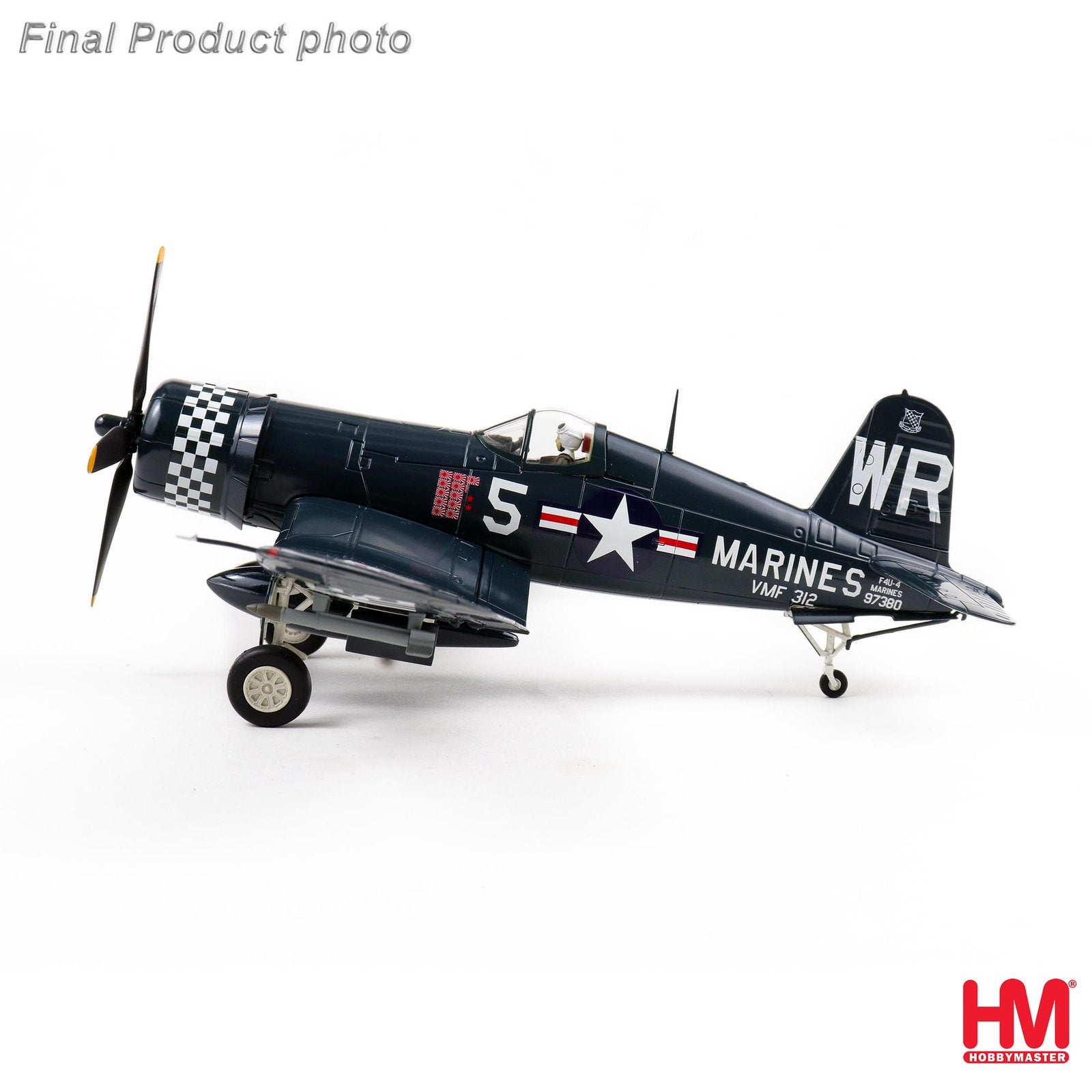 Hobby Master HA8228 | Vought F4U-4 Corsair, Ophalen, Schaalmodel, Nieuw, Pilot Station