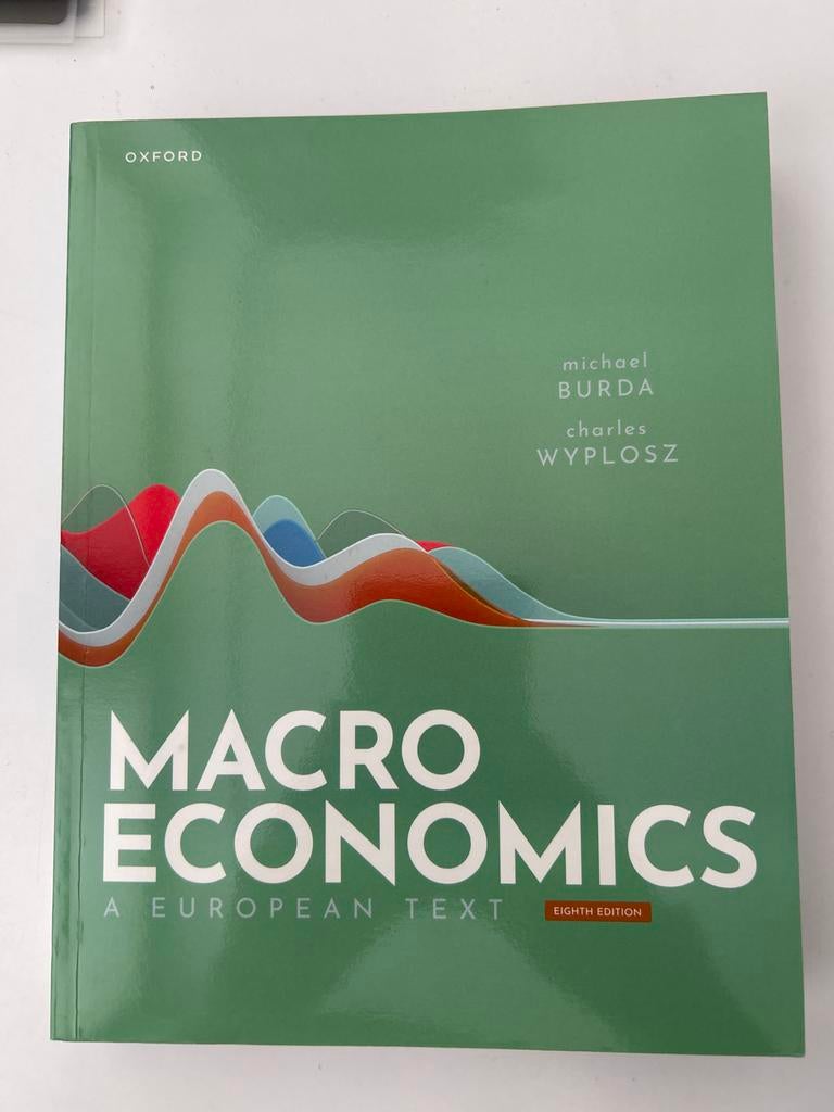 Macroeconomics: A European Text - 8th Edition, Boeken, Informatica en Computer, Zo goed als nieuw, Ophalen of Verzenden