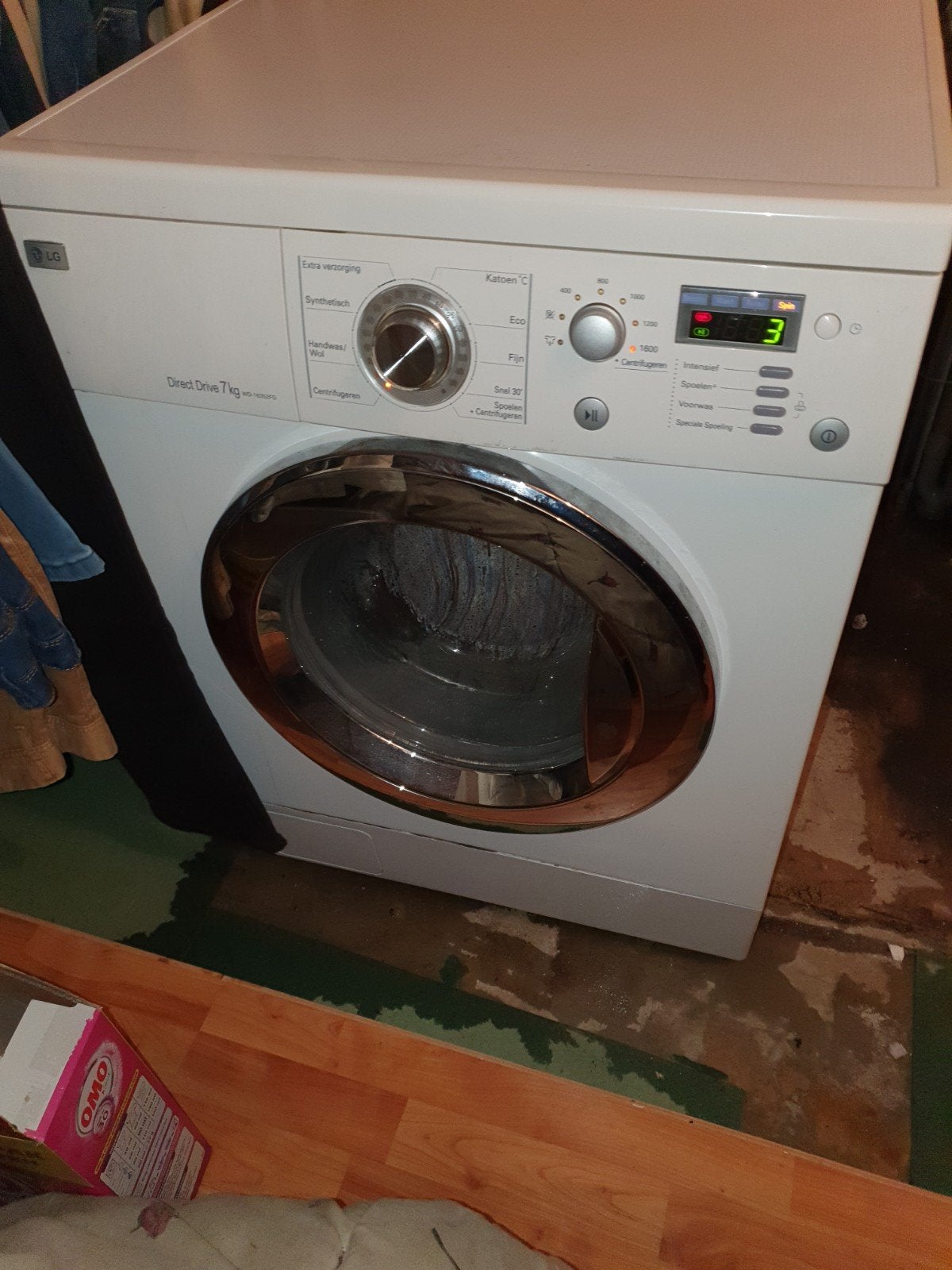LG wasmachine, Witgoed en Apparatuur, Was-droogcombinaties, Ophalen, Gebruikt, 85 tot 90 cm
