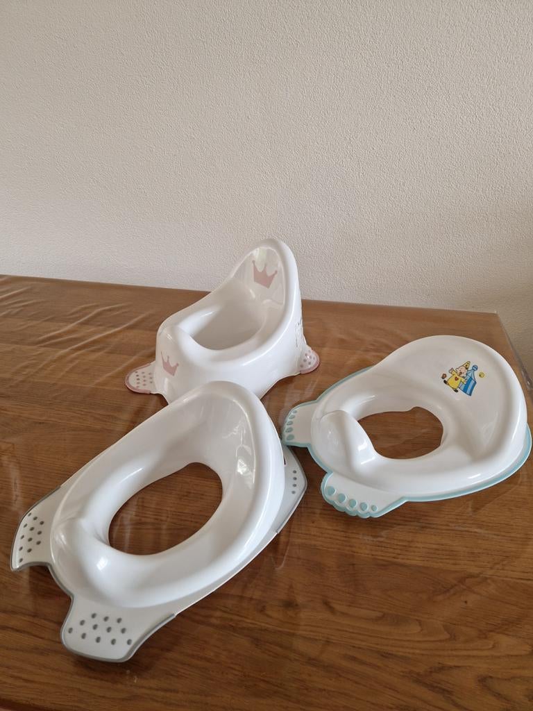 1 potje en 2 kinder wc brillen, Ophalen, Zo goed als nieuw, Overige typen