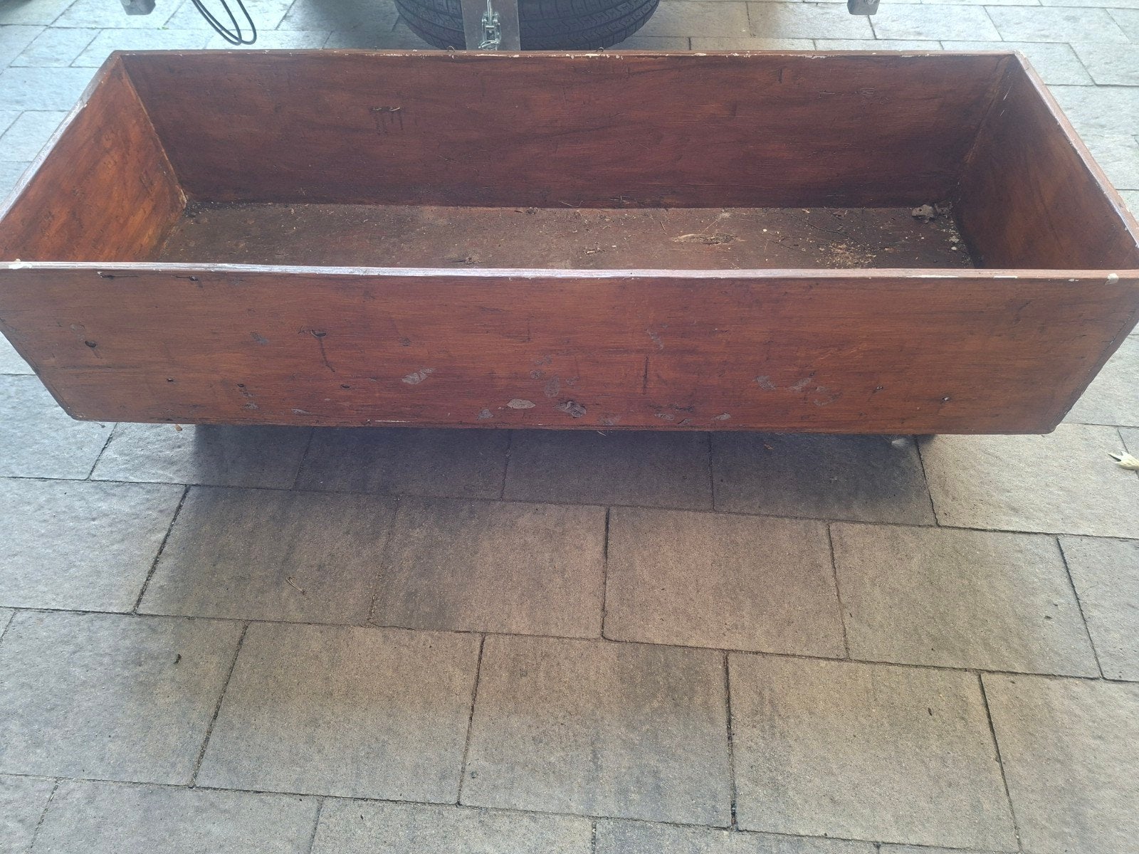 Bak op wieltjes 120 x 48, Ophalen, Kunststof