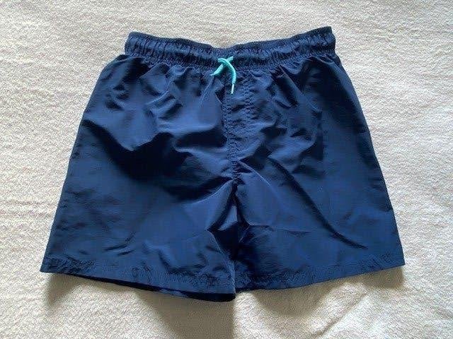 H&M blauwe zwembroek met lichtblauw koord, maat 146/152, H&M, Sport- of Zwemkleding, Ophalen of Verzenden, Zo goed als nieuw