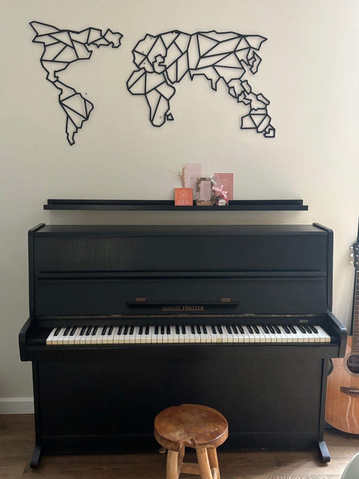 August Förster Akoestische Piano - Goed Onderhouden, Ophalen, Gebruikt, Zwart, Piano