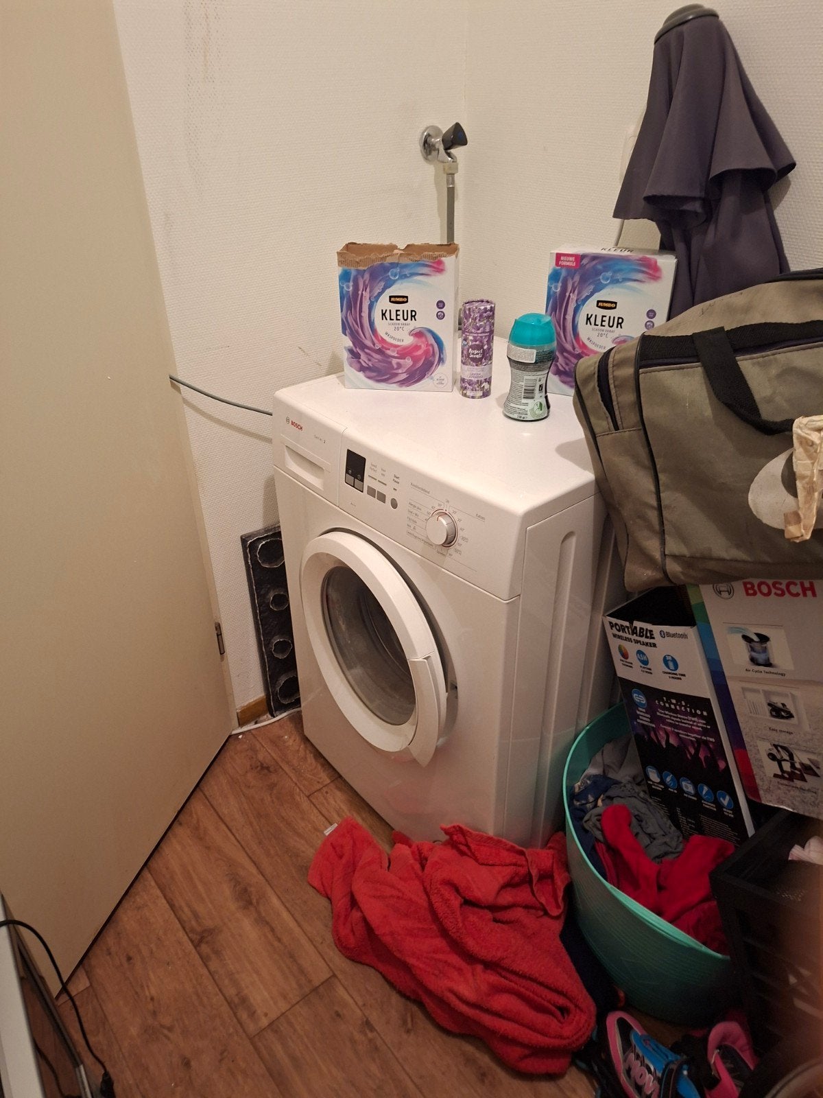 Wasmachine, kasten en tafel - Zo goed als nieuw, Witgoed en Apparatuur, Ophalen, Zo goed als nieuw, 1200 tot 1600 toeren, Minder dan 85 cm