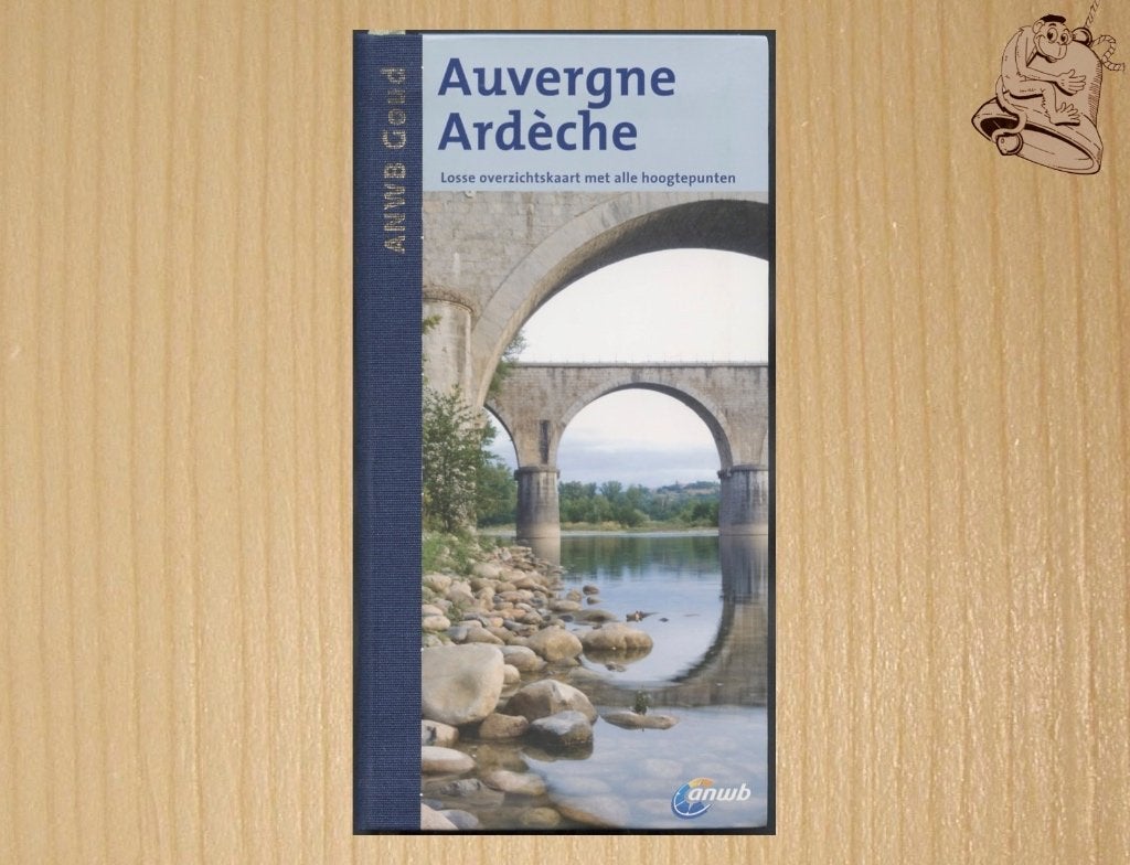 Auvergne, Ardèche - ANWB Goud (gebonden versie), Gjelt de Graaf, Europa, Ophalen of Verzenden, Zo goed als nieuw