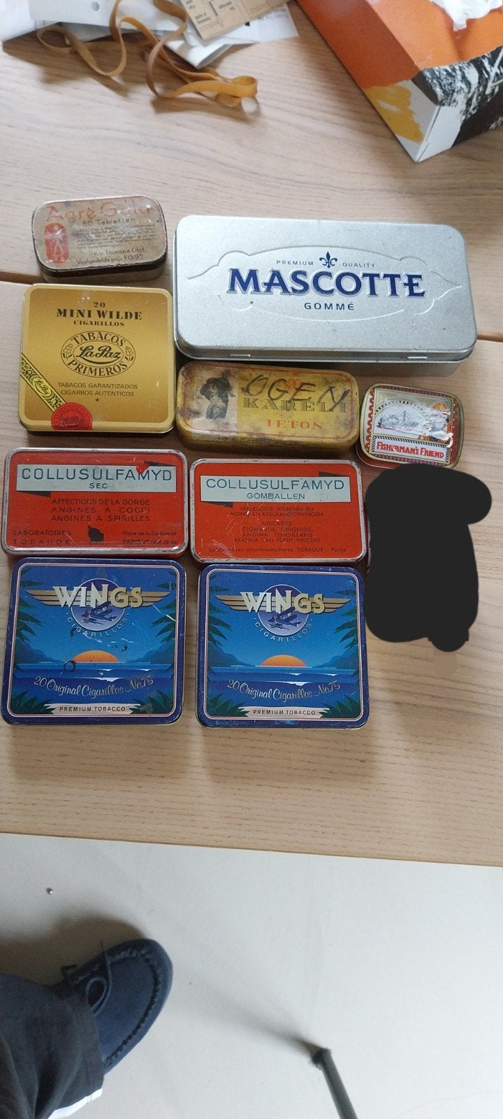 Verzameling oude blikjes, Verzamelen, Ophalen of Verzenden, Gebruikt, Overige