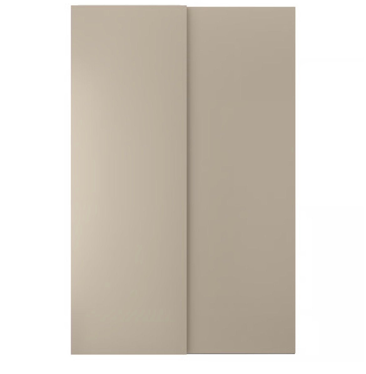 Set Hasvik schuifdeuren 150x236 cm grijsbeige, Ophalen, Gebruikt, Binnendeur, Schuifdeur