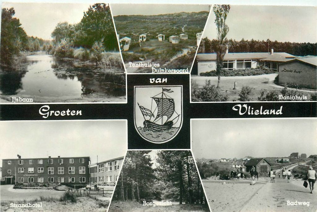 702-092-025 Vlieland, Verzenden, Voor 1920, Friesland