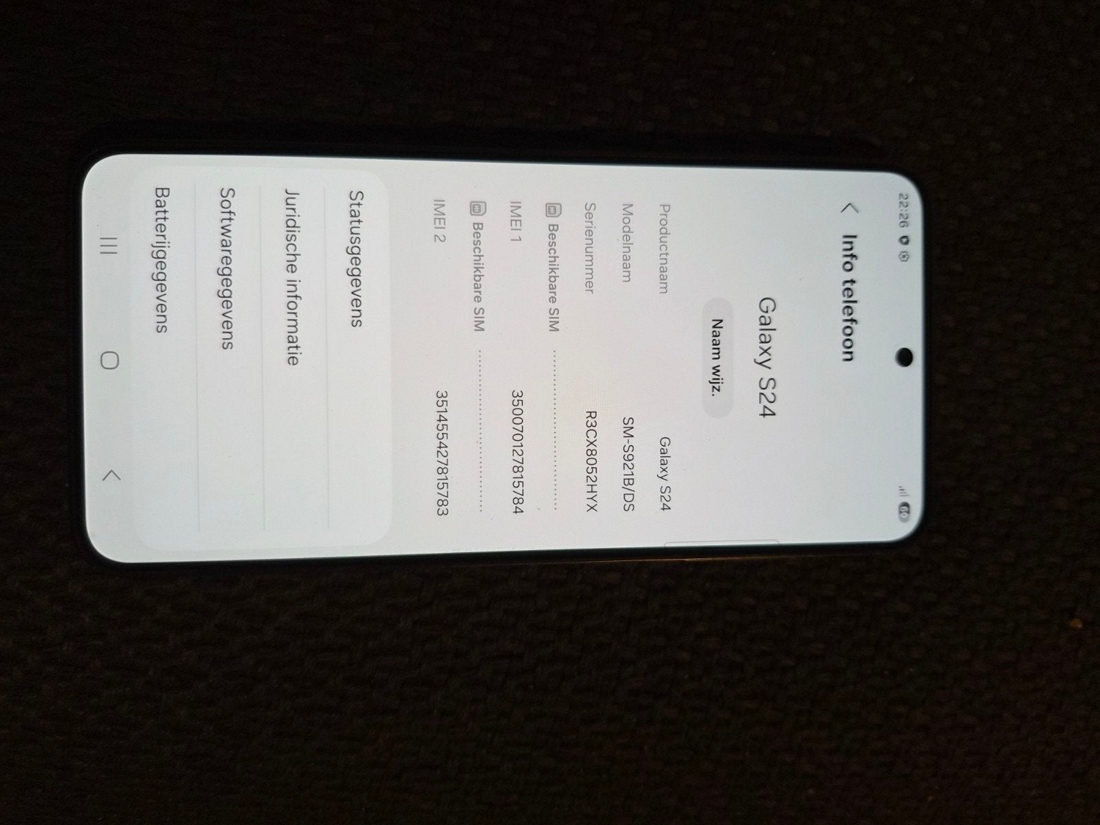 Samsung Galaxy S24 - Zo goed als nieuw