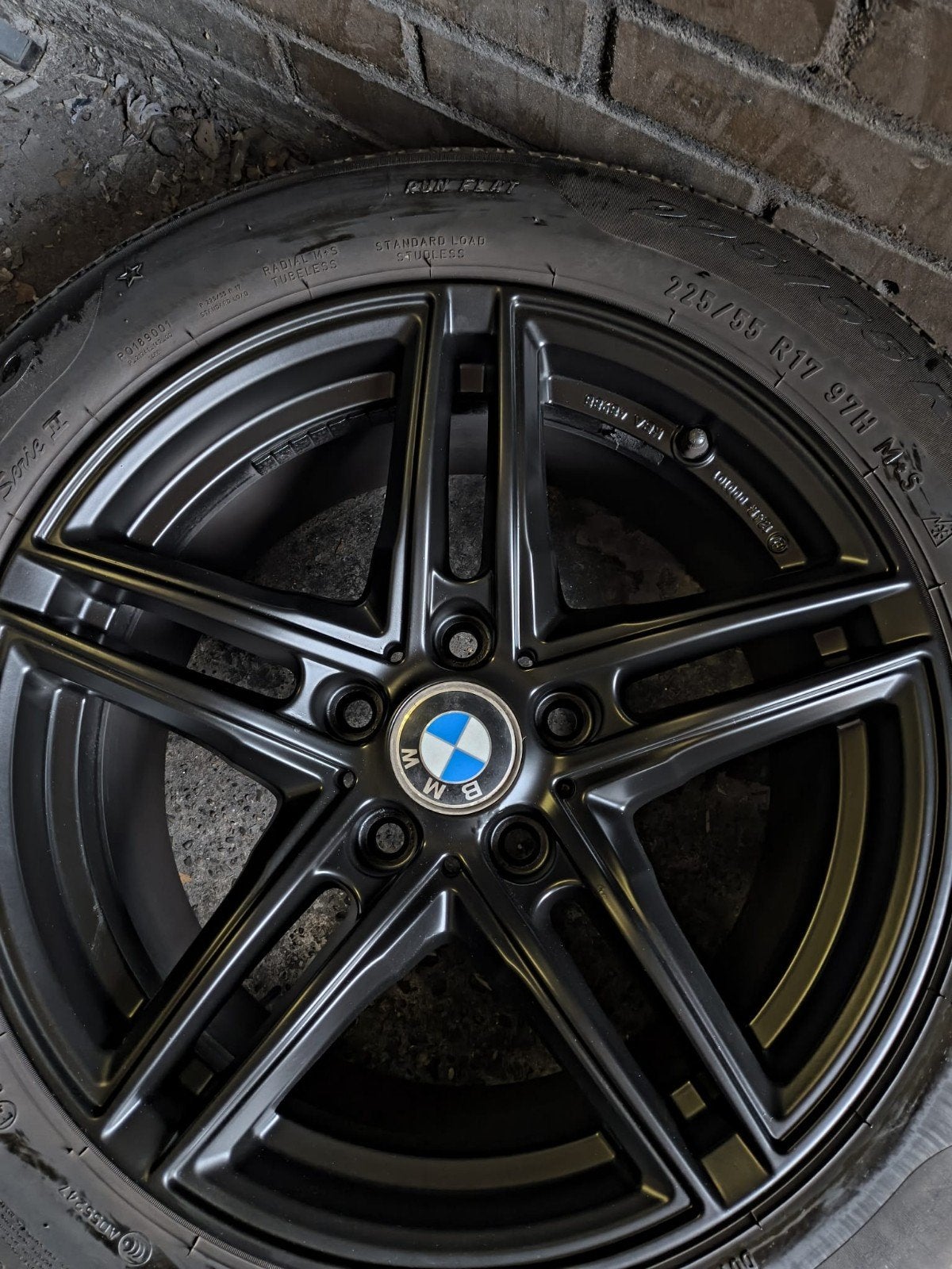 Bmw velgen 17 inch winterbanden e60 5 serie 5x120 f10 m5, Auto-onderdelen, Ophalen, Gebruikt, BMW