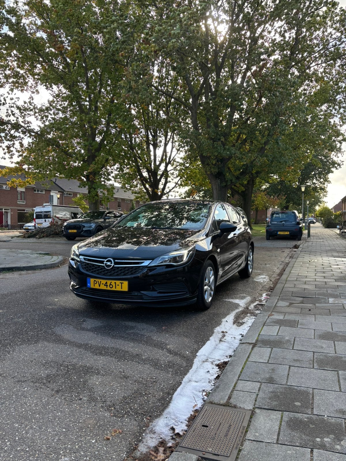 Opel Astra 1.0 Turbo 77KW 5D 2017 Zwart, Auto's, Stof, Zwart, 610 kg, Origineel Nederlands