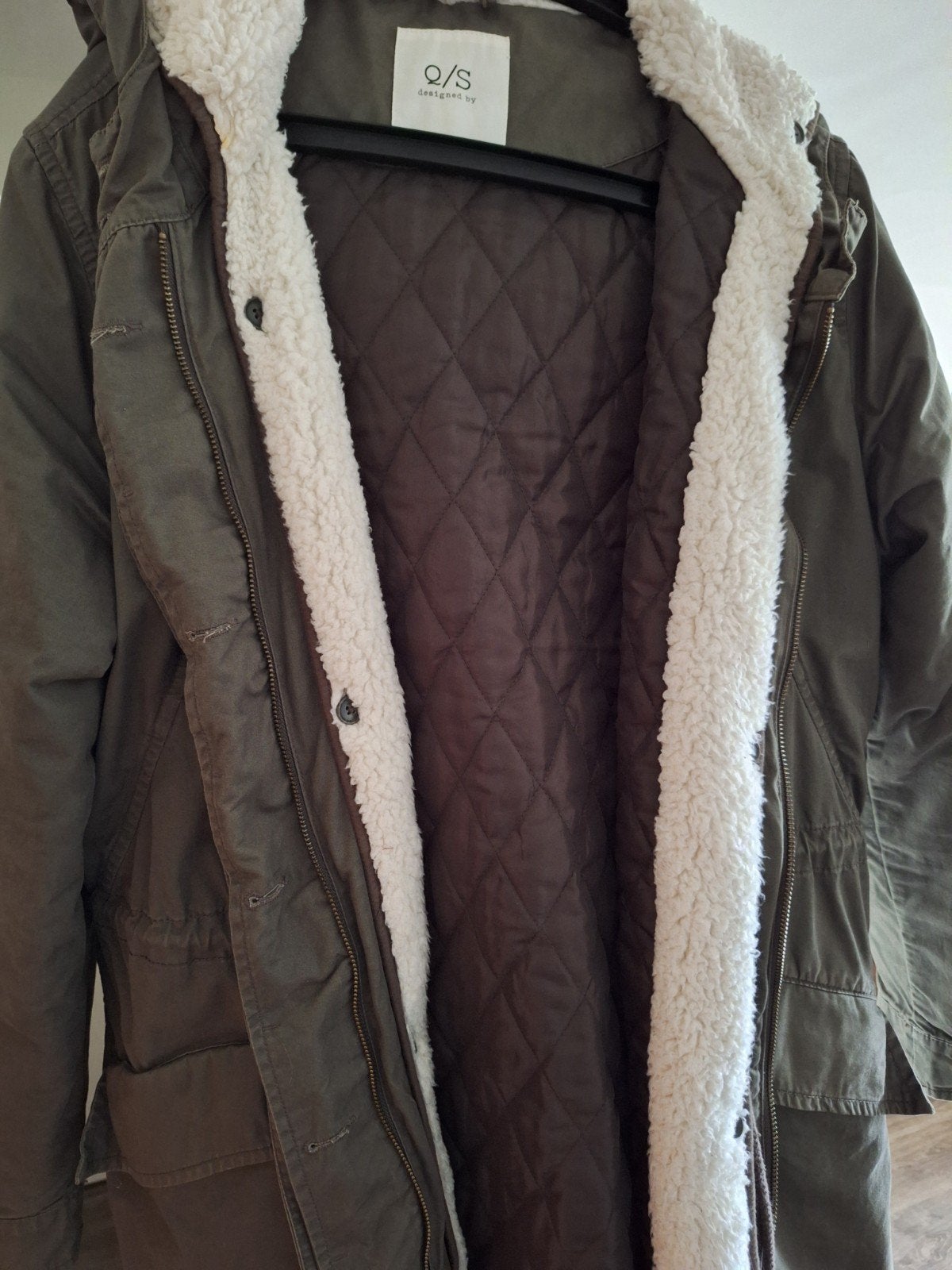 winterjas, Kleding | Dames, Ophalen, Zo goed als nieuw, Maat 46/48 (XL) of groter, Groen