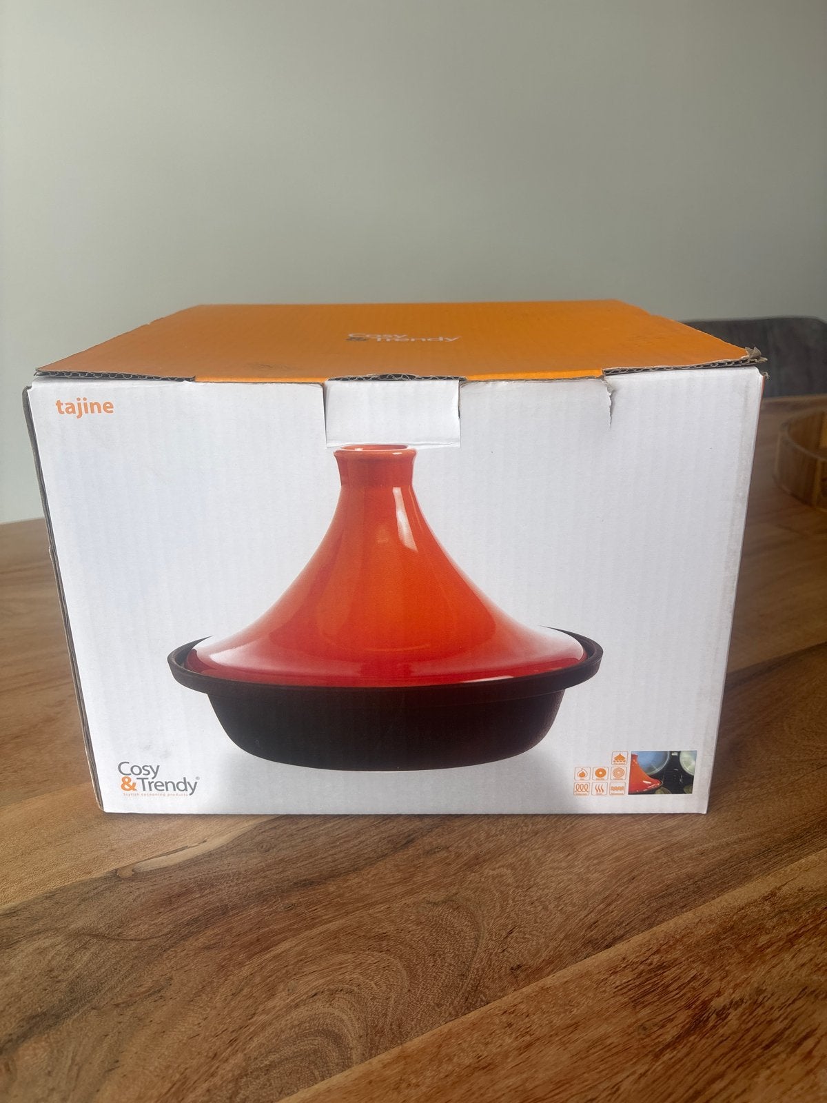 Cosy & Trendy Tajine Aardewerk/Gietijzer - 30 cm, Ophalen, Zo goed als nieuw, Gietijzer, Overige typen