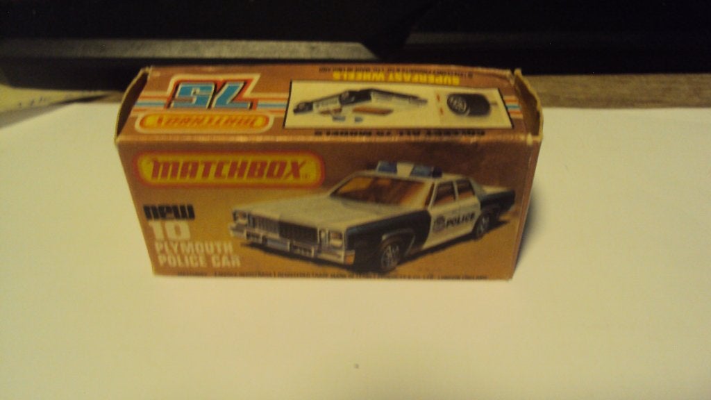 matchbox nr 10 playmouth police doosje, Ophalen of Verzenden, Nieuw, Auto, Matchbox