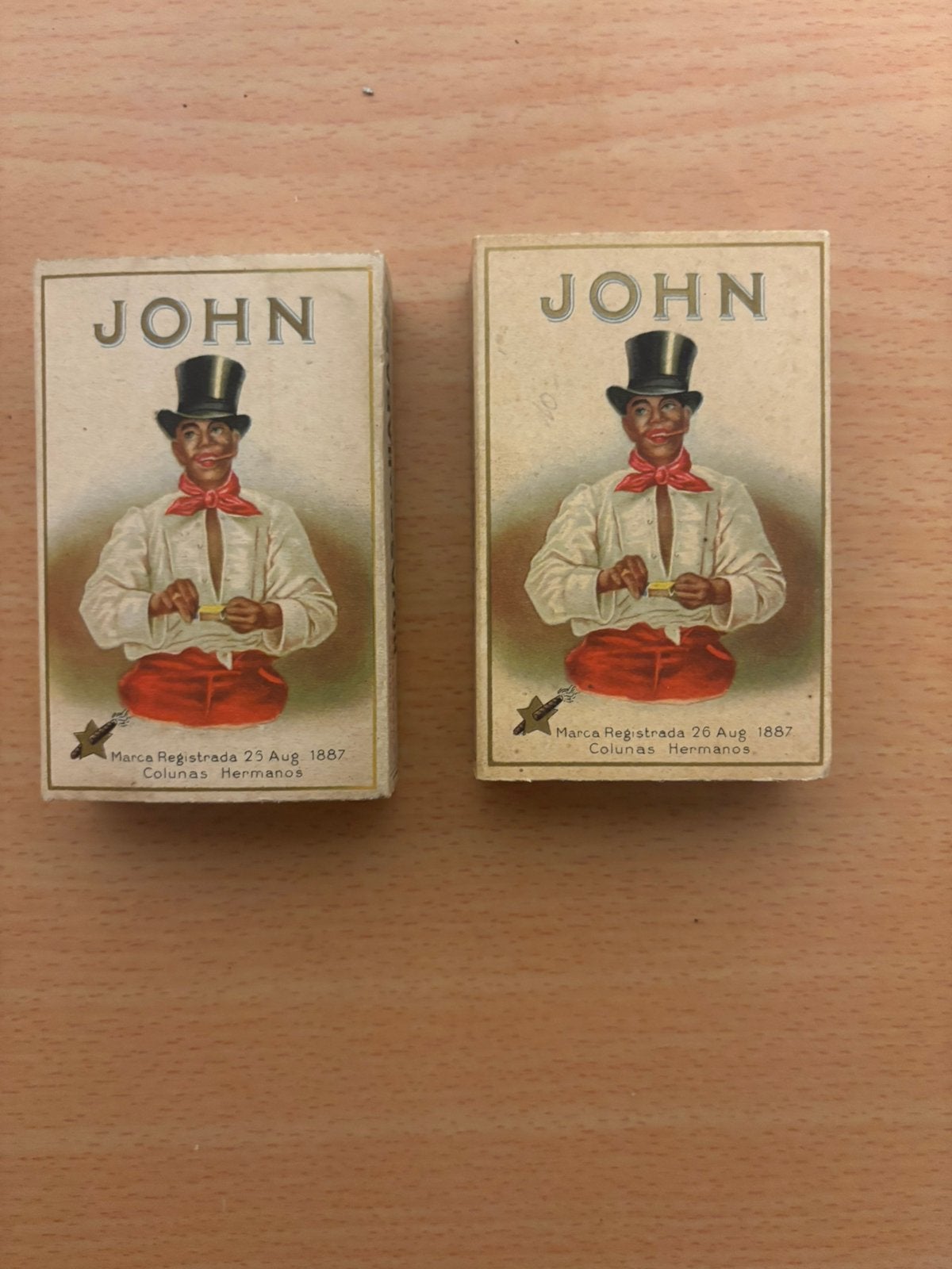 Oude sigaren verpakking John, Verzamelen, Ophalen of Verzenden, Zo goed als nieuw, Tabaksdoos of Verpakking