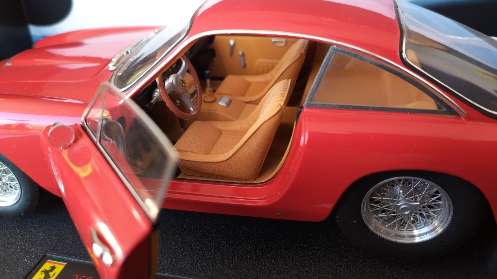 Ferrari 250 Berlinetta Lusso 1:18 Hotwheels Elite Pol, Auto, Verzenden, ., Zo goed als nieuw