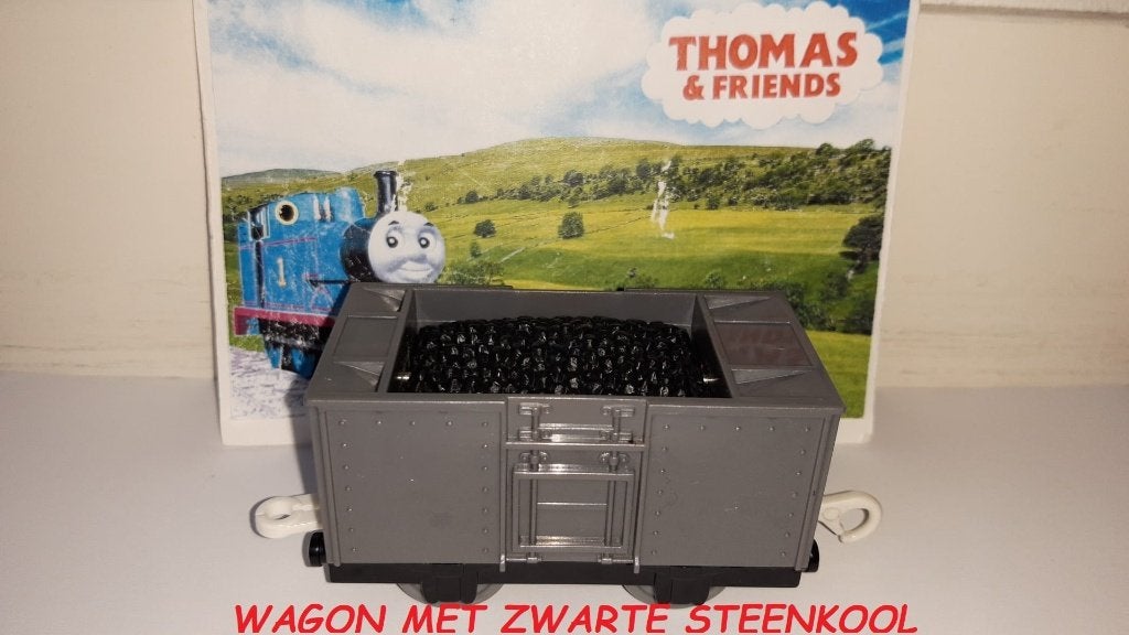 Tomy Takara Wagon met Zwarte Steenkool, Ophalen of Verzenden, Zo goed als nieuw