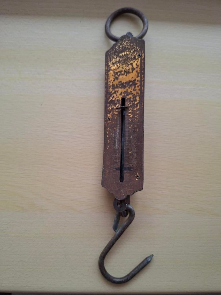 Antieke Pocket Balance  Veerweegschaal - Vintage 1918, Antiek en Kunst, Antiek | Gereedschap en Instrumenten, Ophalen of Verzenden