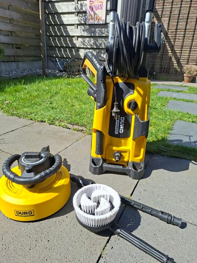 Onderdelen Duro Pro hogedrukreiniger (defect) en accessoires, Ophalen, Gebruikt, Elektrisch, Duro Pro