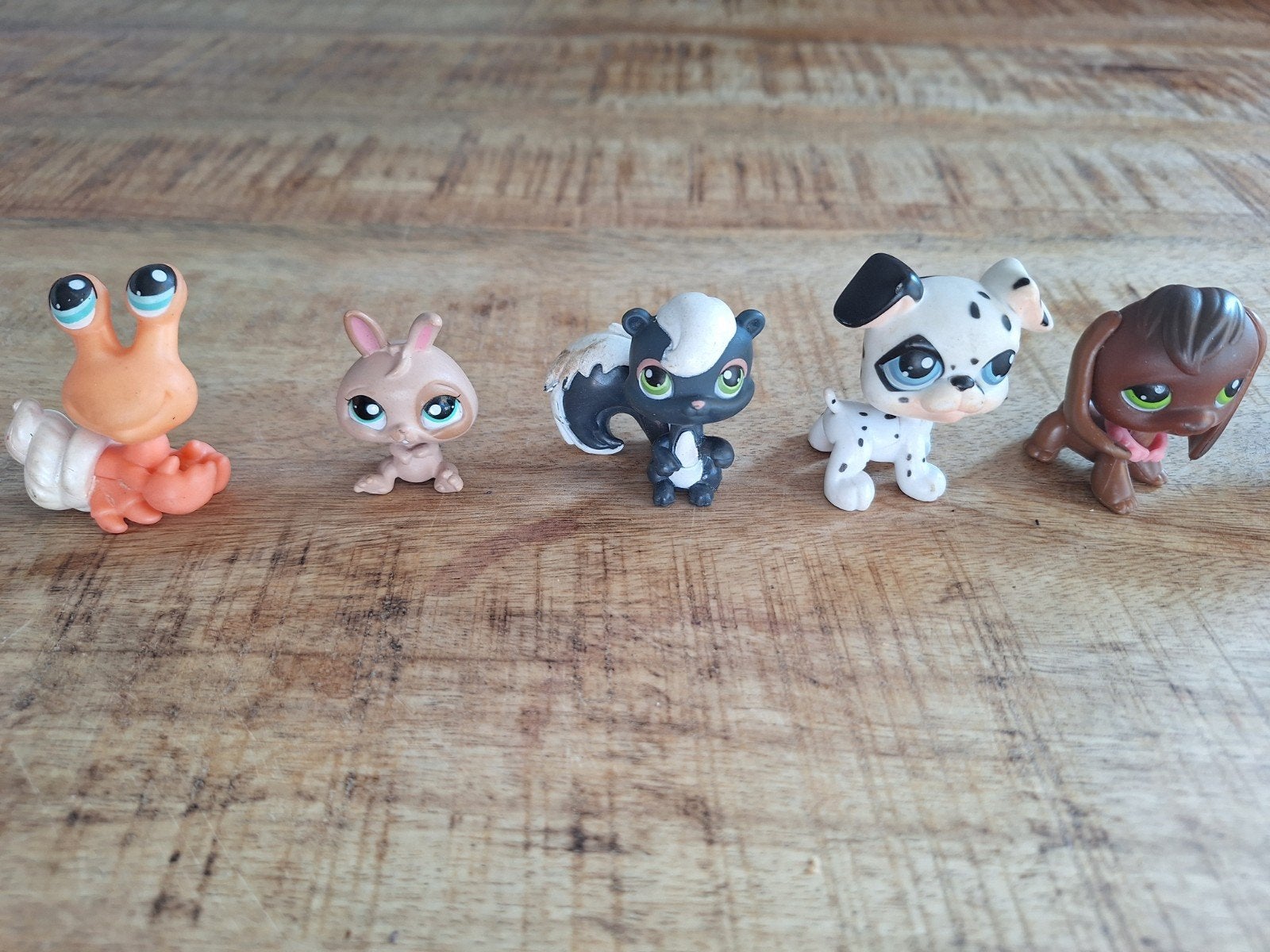 Littlest Pet Shop Dierenfiguren Set (5 stuks), Ophalen of Verzenden, Gebruikt