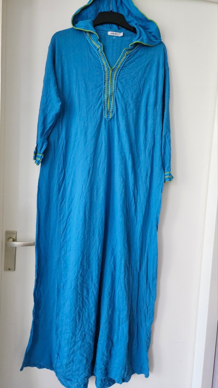 Max & Jan Kaftan Jurk met Capuchon - Maat M, Kleding | Dames, Jurken, Maat 38/40 (M), Blauw, Ophalen of Verzenden, Zo goed als nieuw