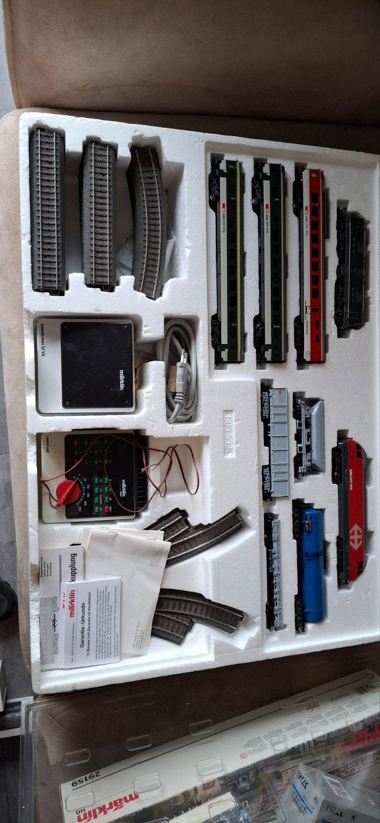 Märklin H0 Treinset 29859 met 2 Zwitserse Treinen, Ophalen, Wisselstroom, Treinset, Zo goed als nieuw