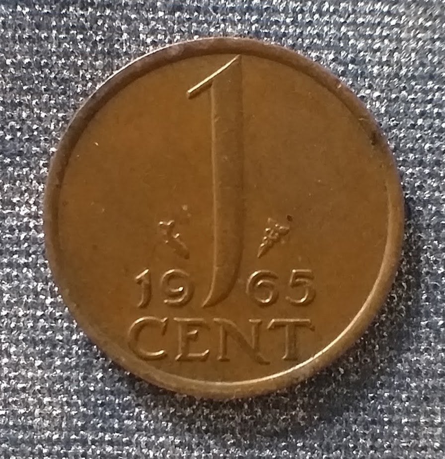 1 cent 1965 [3617]  [PoMuNe], Postzegels en Munten, Munten | Nederland, Ophalen of Verzenden, Koningin Juliana, 1 cent, Losse munt