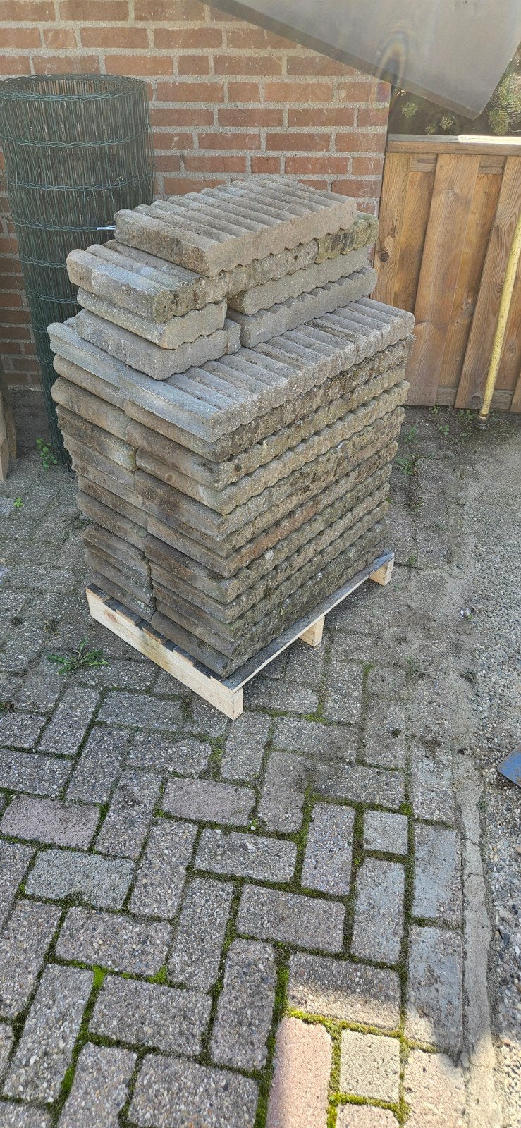 palissadebanden betonbanden, Tuin en Terras, Ophalen, Gebruikt, Beton, Overige typen