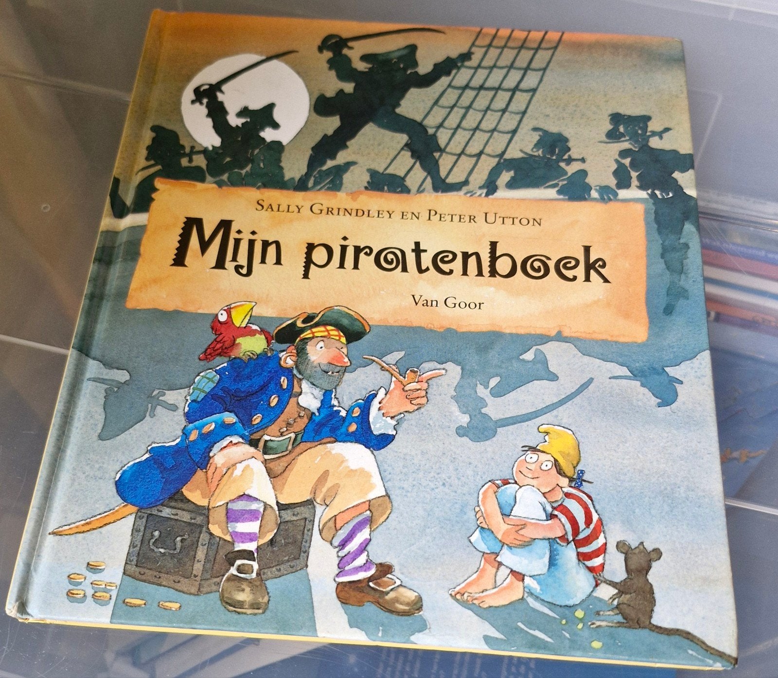 Mijn piratenboek - Sally Grindley en Peter Utton, Boeken, Ophalen of Verzenden, Gelezen, Sally Grindley en Peter Utton, Fictie algemeen