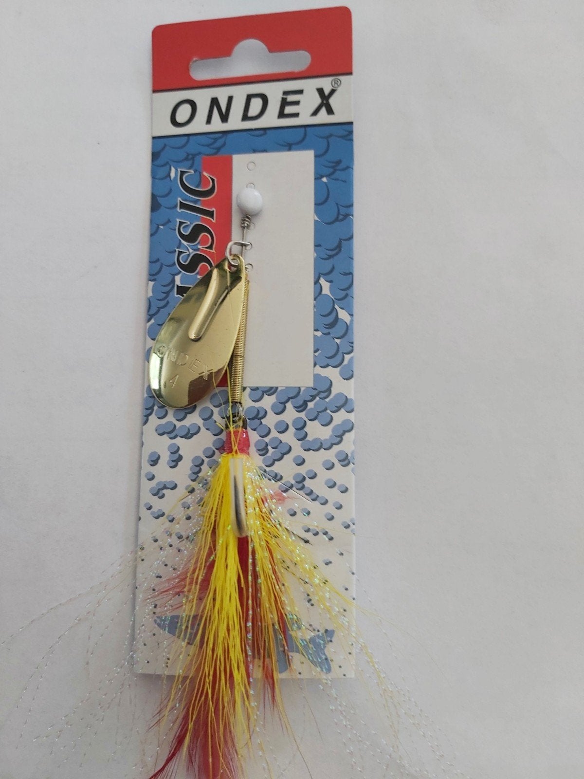 Spinner - Goud met Rode/Gele Veer size 4, Ophalen of Verzenden, Nieuw, Kleding