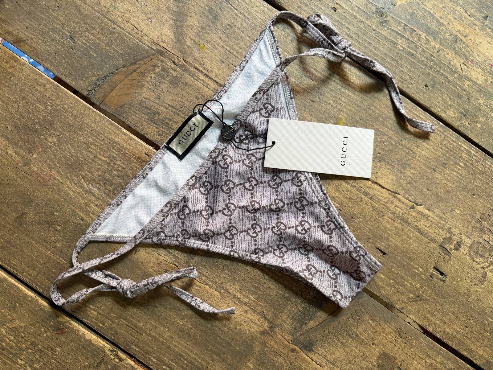 Gucci Bikini Broekje - Nieuw met labels, Kleding | Dames, Ophalen of Verzenden, Nieuw, Meerkleurig, Bikini