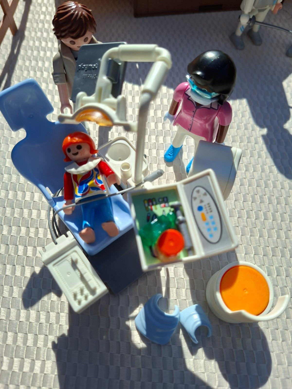 Playmobil tandarts praktijk set met figuren, Ophalen of Verzenden, Gebruikt, Jongen of Meisje