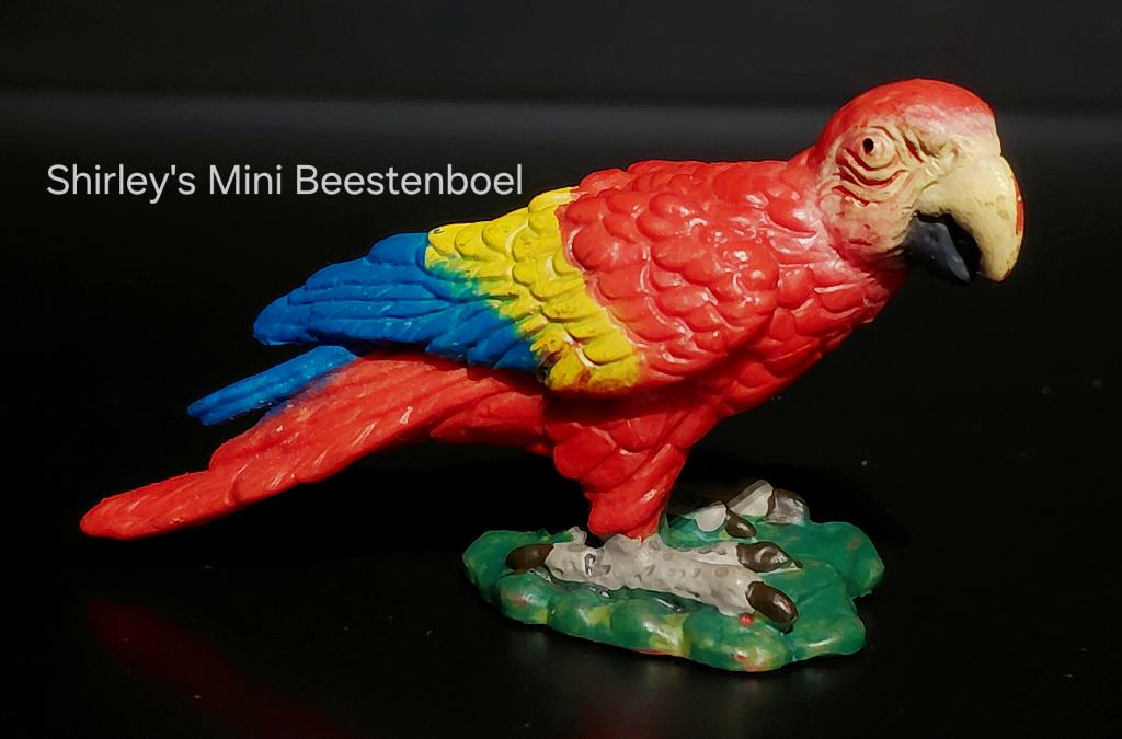 schleich papegaai, Ophalen of Verzenden, Gebruikt, Vogel, Beeldje of Figuurtje