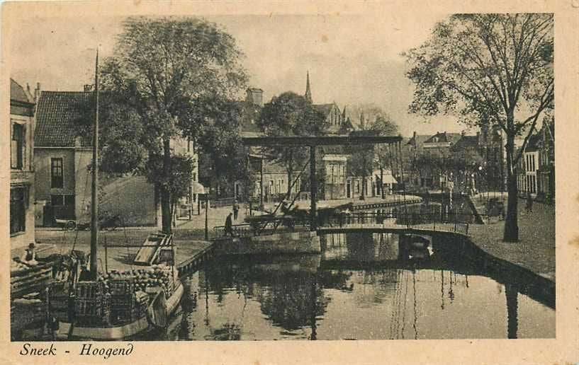 380-236-007 Sneek  Hoogend, Verzenden, Voor 1920, Friesland