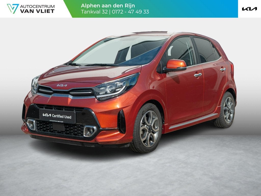 Kia Picanto 1.0 DPi GT-Line NEDERLANDSE AUTO | AUTOMAAT | Na, Auto's, Kia, Gebruikt, Overige kleuren, 4 stoelen, Automatische klimaatregeling